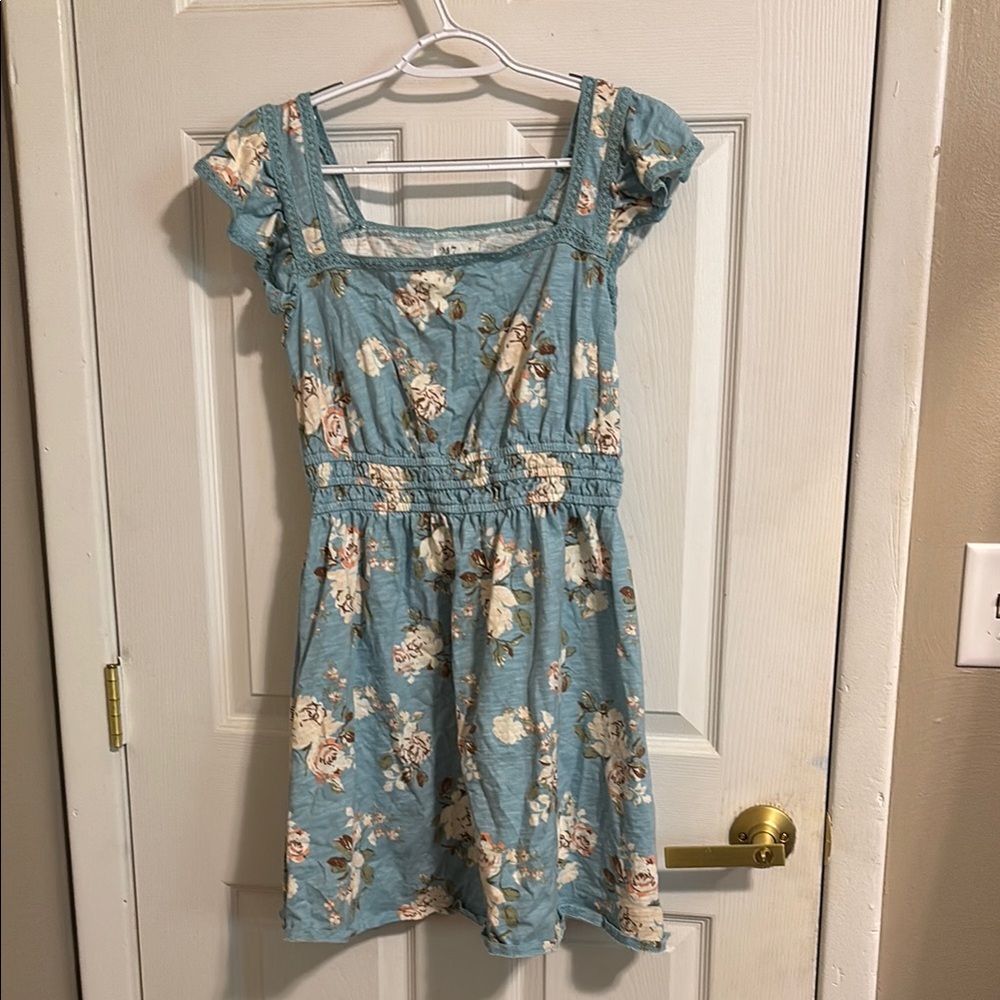 Maurices Blue Floral Mini Dress